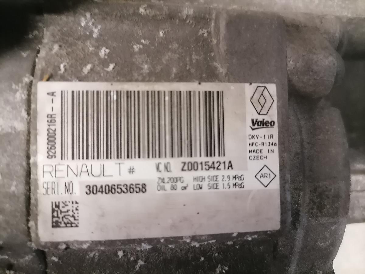 Dacia Sandero 2 BJ13 Klimakompressor 0.9 66KW 3040653658 Z0015421A Valeo