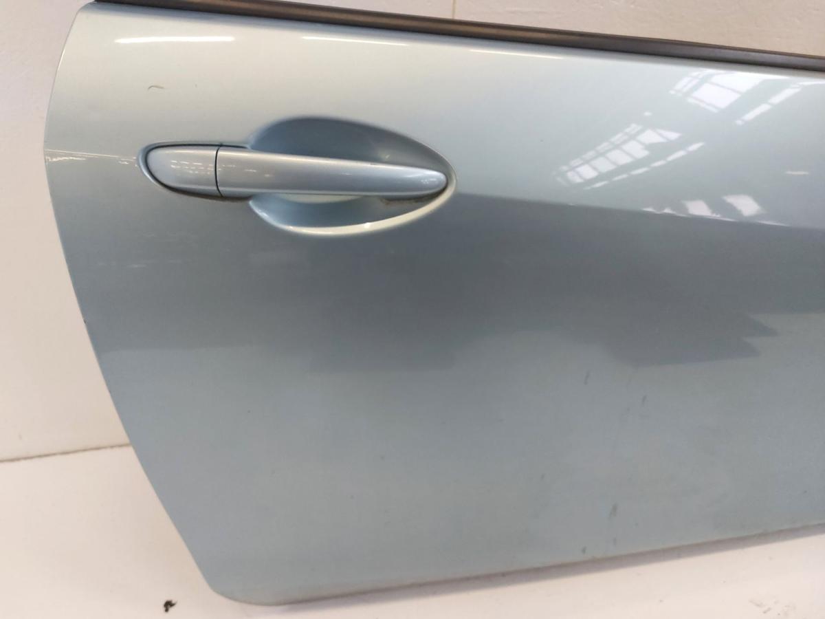 Tür vorn rechts vom 3 türer Beifahrertür Rohbau hellblau Mazda 2 DE