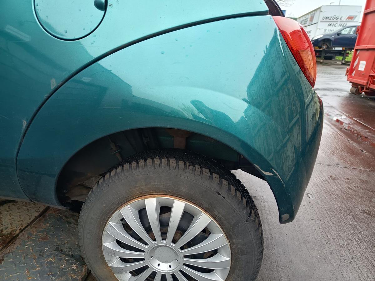 Ford KA RBT original Sto&szlig;stange Sto&szlig;stangenecke hinten links Karibik Gr&uuml;n Bj 99