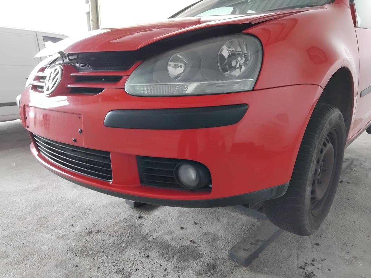 VW Golf 5 1K orig.Stossf&auml;nger Sto&szlig;stange vorn Flie&szlig;heck BJ2004 tornadorot LY3D