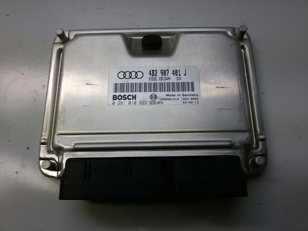 Audi A6 4B BJ-2003 Steuergerät Motor 4B2907401J Bosch 2,5TDI 132kw AKE