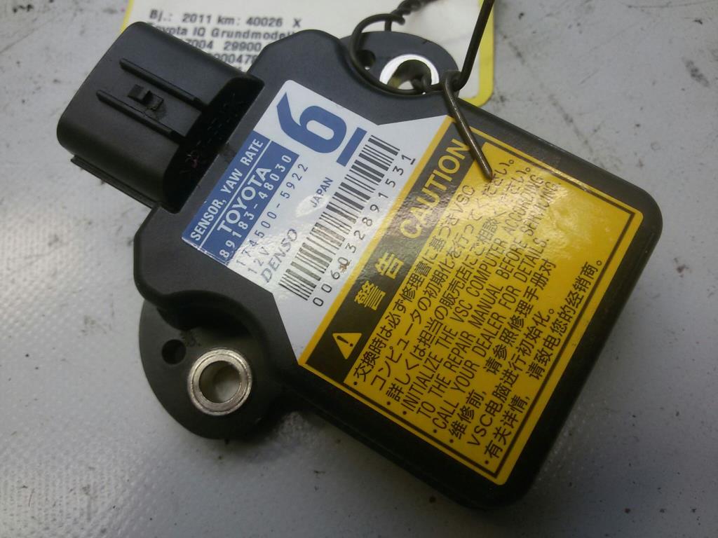 Toyota IQ BJ2011 Drehratensensor 89183-48030 Sensor Yaw Rate