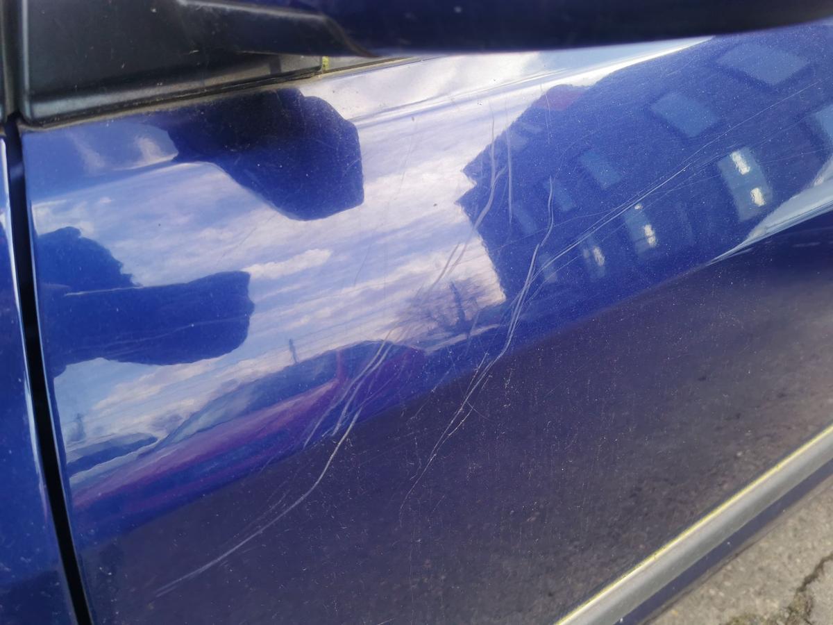 Mitsubishi Space Star DG0 Fahrert&uuml;r T&uuml;r Rohbaut&uuml;r vorn links T18-Virtual Blue