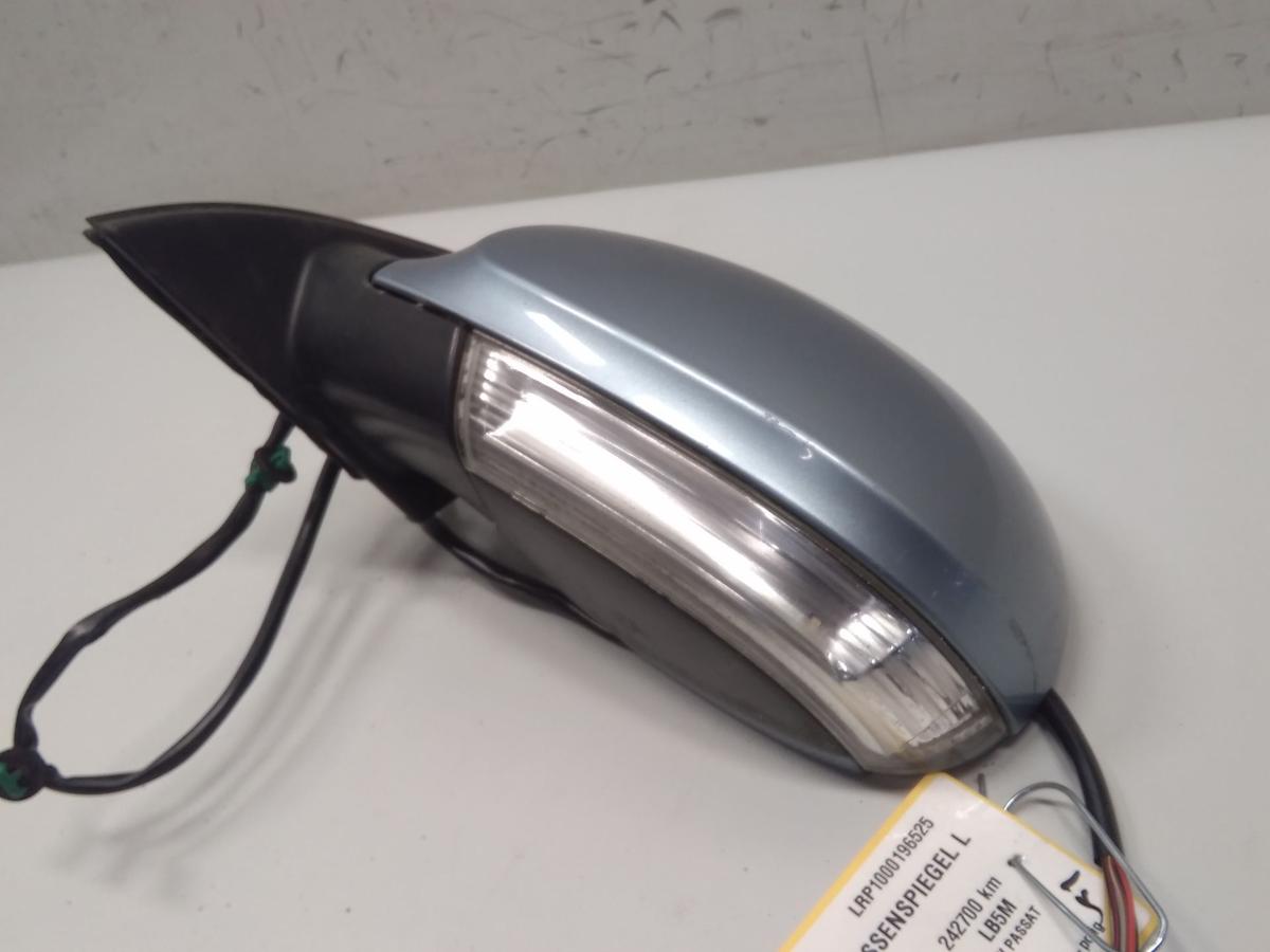 VW Passat 3C B6 orig.Au&szlig;enspiegel links elektrisch & beheizt 6pol BJ2005 LB5M arcticbluesilver