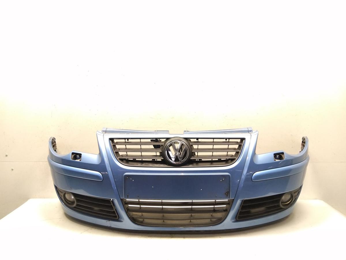 VW Polo 9N3 original Sto&szlig;stange Sto&szlig;f&auml;nger vorn SRA tossablaumetallic Bj.2008