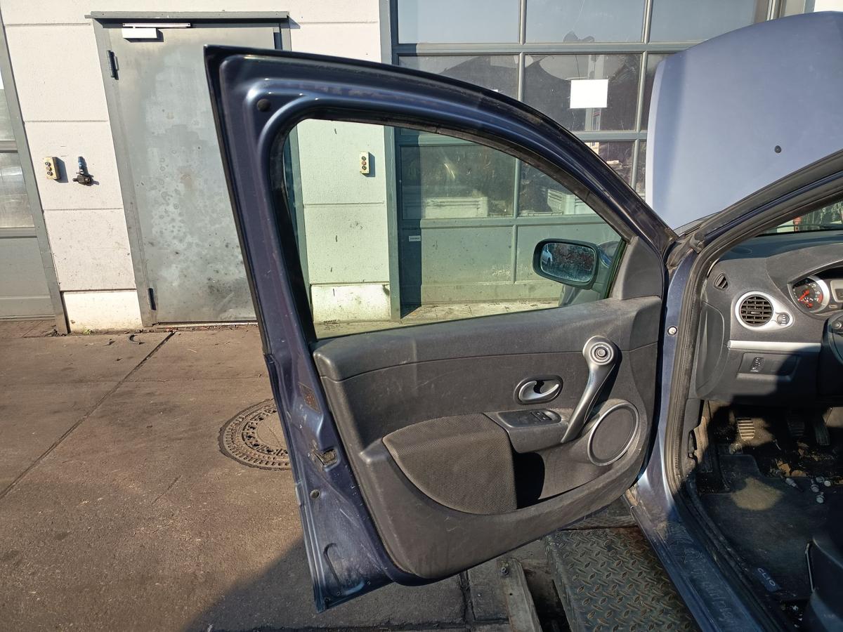 Renault Clio III Kombi original T&uuml;r vorne links TEJ47 Blue Gris Baujahr 2008