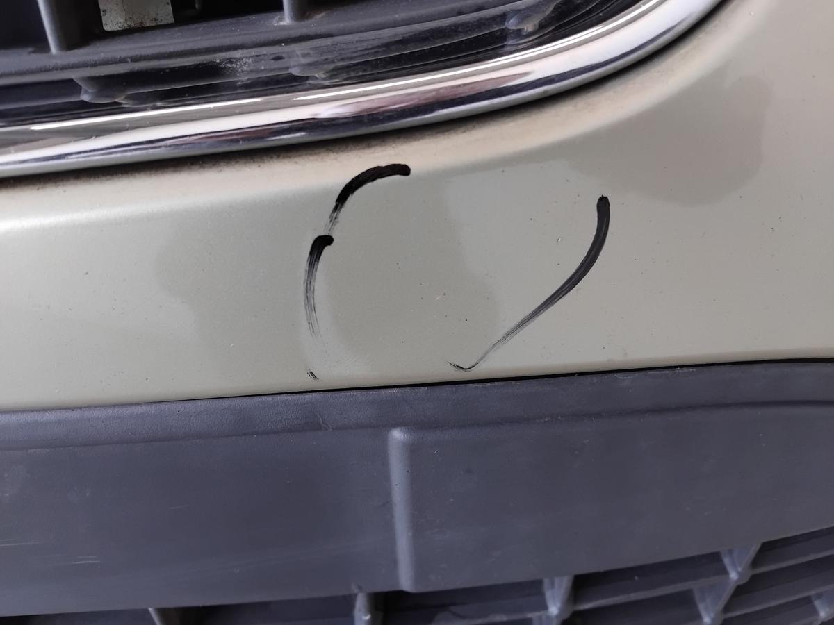 Ford Mondeo 4 BA7 original Sto&szlig;stange Sto&szlig;f&auml;nger vorn mit PDC Grill BJ2007 Champagnermetallic