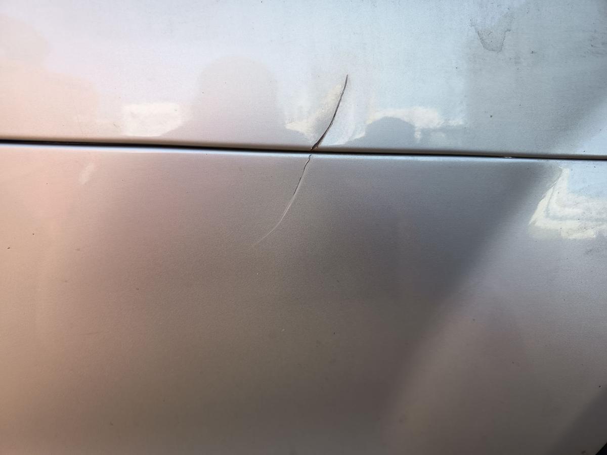 Mercedes S204 T-Modell orig Sto&szlig;stange F&auml;nger hinten Heck 794 Perlbeige Bj 2009