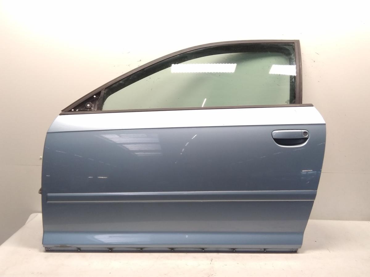 Audi A3 8P Tür vorn links Fahrertür 3-türig liquidblaumetallic LY5J Bj.2004