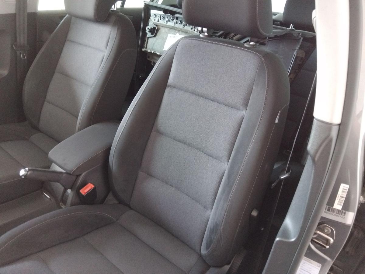 VW Golf 6 original Sitz vorn links Fahrersitz Stoff Dunkelgrau 5-Türer BJ2012