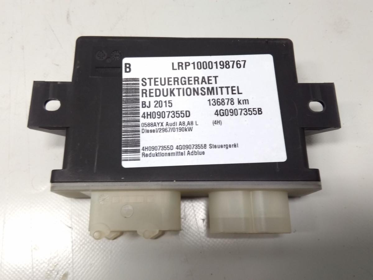 Audi A8 4H orig Steuerger&auml;t Reduktionsmittel Adblue 4H0907355D 4G0907355B BJ2015