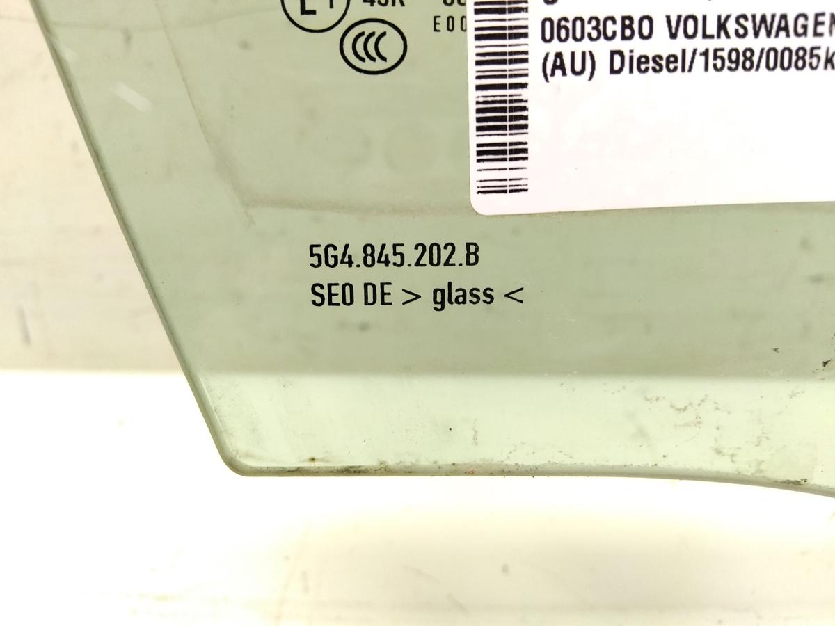 VW Golf 7 T&uuml;rscheibe vorn rechts 5-T&uuml;rer gr&uuml;ncolor Bj.2017