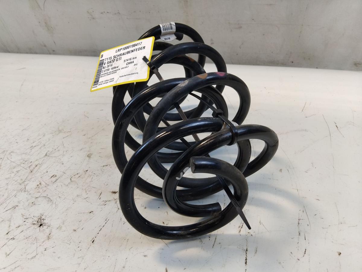 VW Golf 7 GTI original Satz Schraubenfedern Vorderachse 2.0TSI 169kw Bj.2016