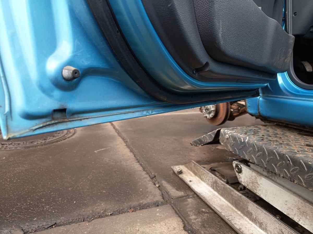 Chevrolet Matiz M200 orig Tür vorn links Fahrerseite 12U Ocean Blue BJ 2008