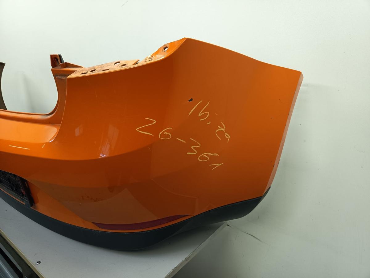 Seat Ibiza 6J 3t&uuml;rer original Sto&szlig;f&auml;nger Stange hinten Heck P2C Orange Bj 2009