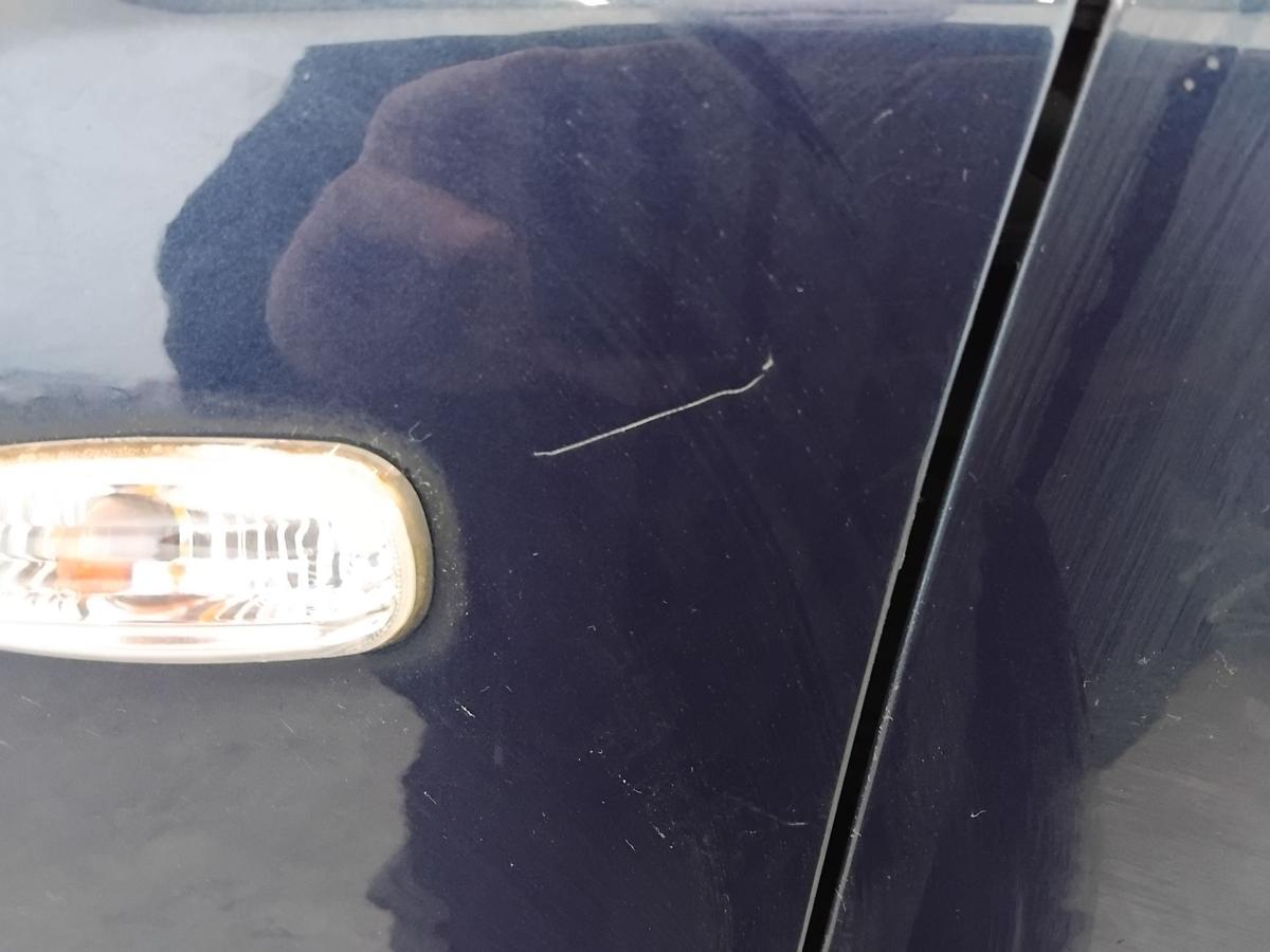 Kia Ceed Kombi ED original Kotfl&uuml;gel vorn links A8 ABYSS BLUE BJ2008