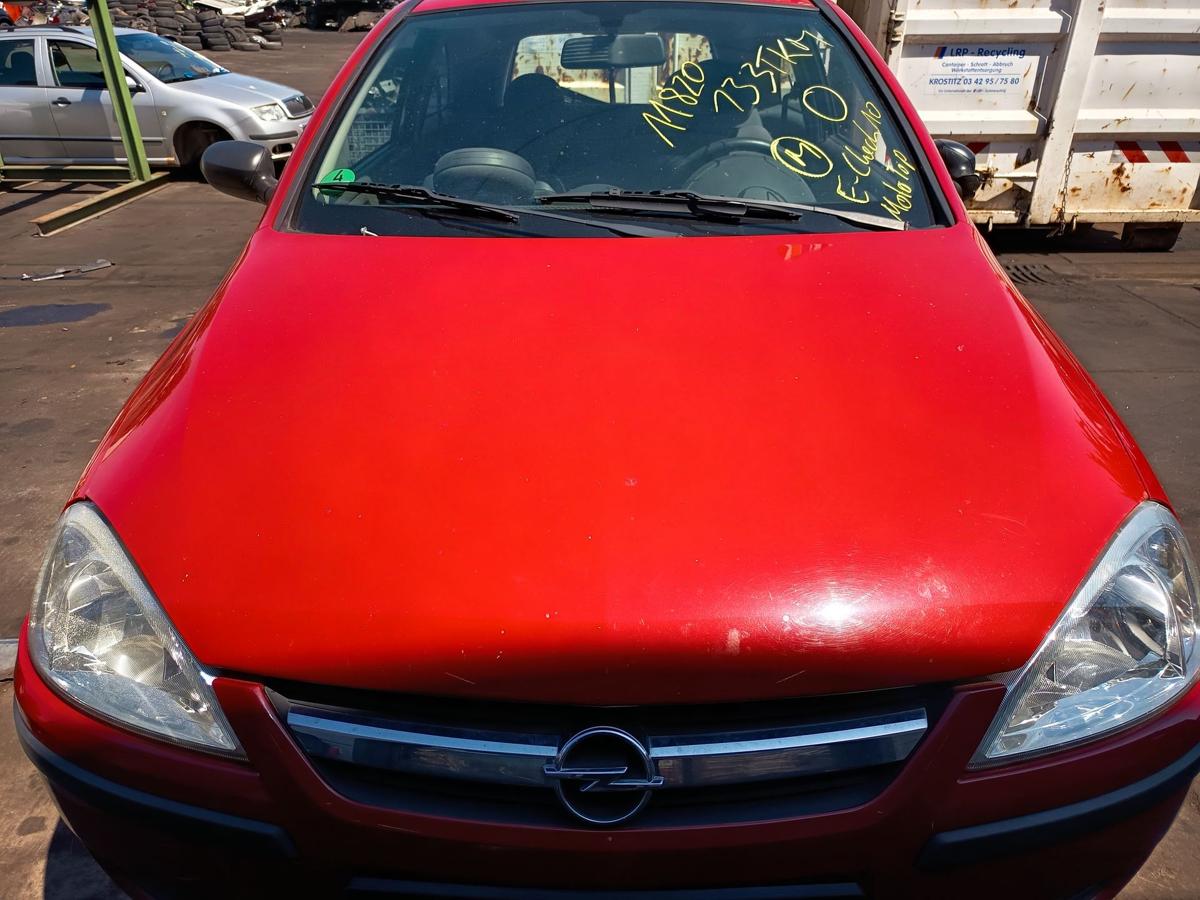 Opel Corsa C orig Motorhaube Deckel vorn Z573 Tizianrot Bj 2004