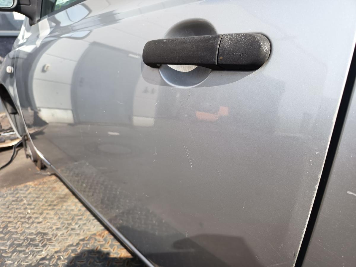 Nissan Micra K12 original Tür links Fahrer 3trg KY0 Quarzsilber Bj 2006