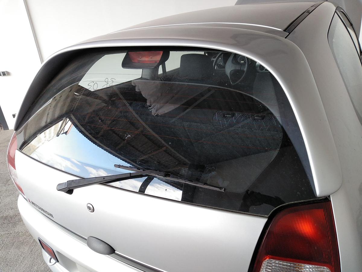 Mitsubishi Colt CJ0 Heckklappe silber A69 mit Heckscheibe und Spoiler Bj.1999