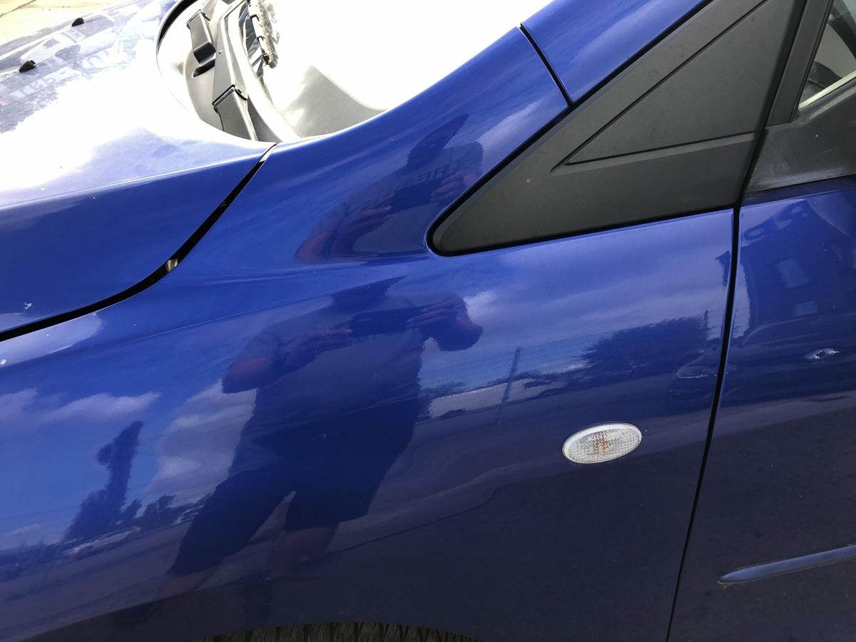 Mazda 5 CR ab 2008 Kotfl&uuml;gel vorn links Fahrerseite 34J Aurora Blue