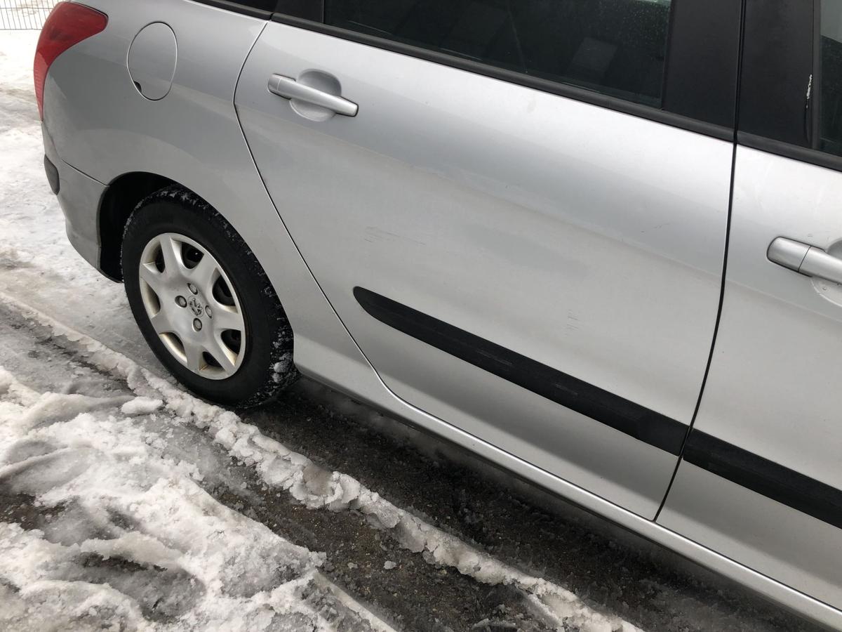 Peugeot 308 SW 4E 4H T&uuml;r hinten rechts Fondt&uuml;r im Rohbau EZR Gris Aluminium