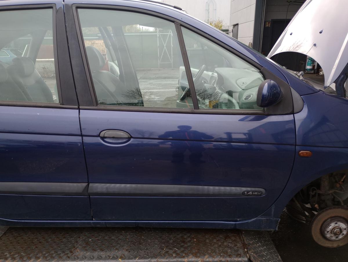 Renault Megane Scenic I original Tür vorn rechts Beifahrer F43 Tintenblau Bj2003