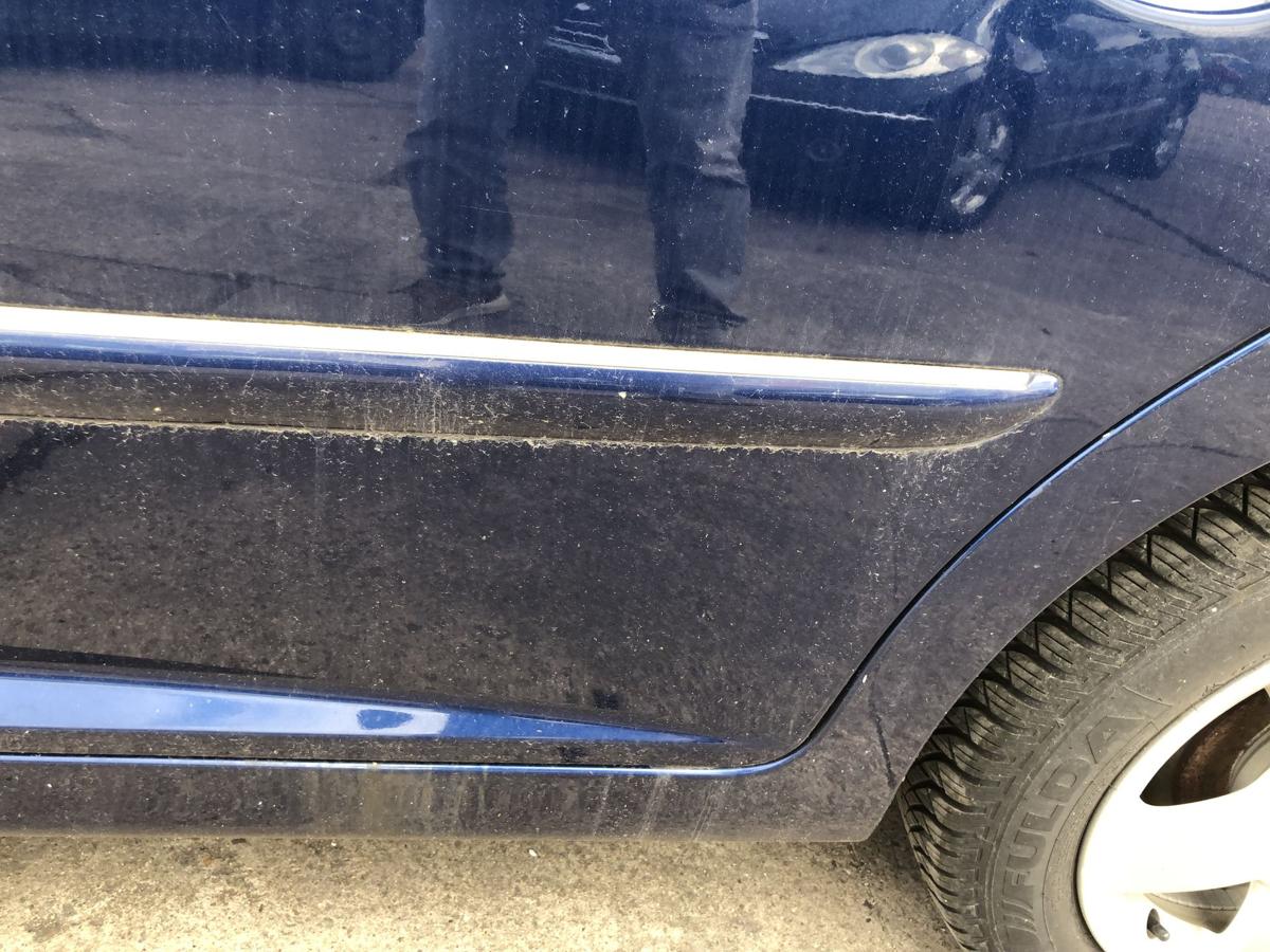 Peugeot 207SW T&uuml;r hinten links Fondt&uuml;r Kombi im Rohbau KPL Montebello blau