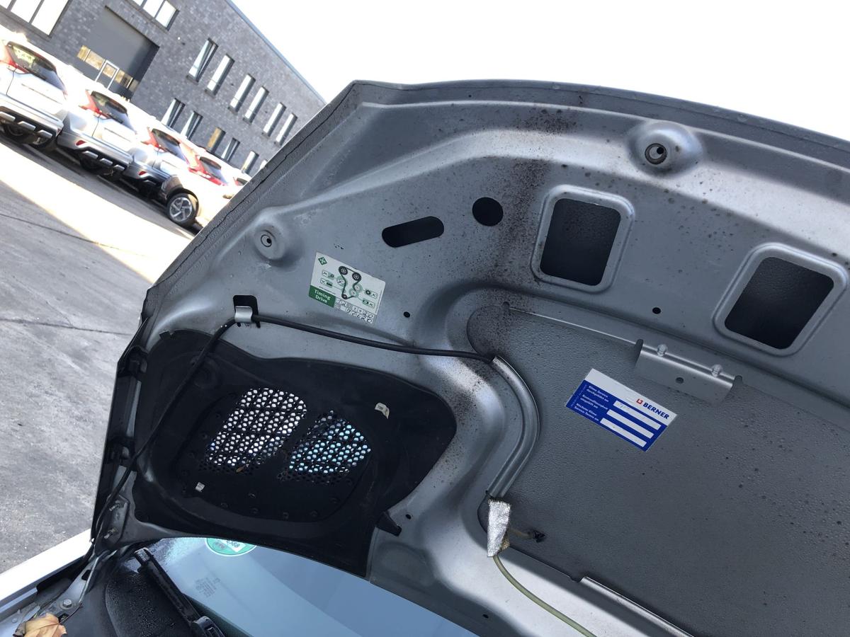 Peugeot 206+ Motorhaube Haube Klappe Deckel vorn EZR Aluminiumgrau Metallic