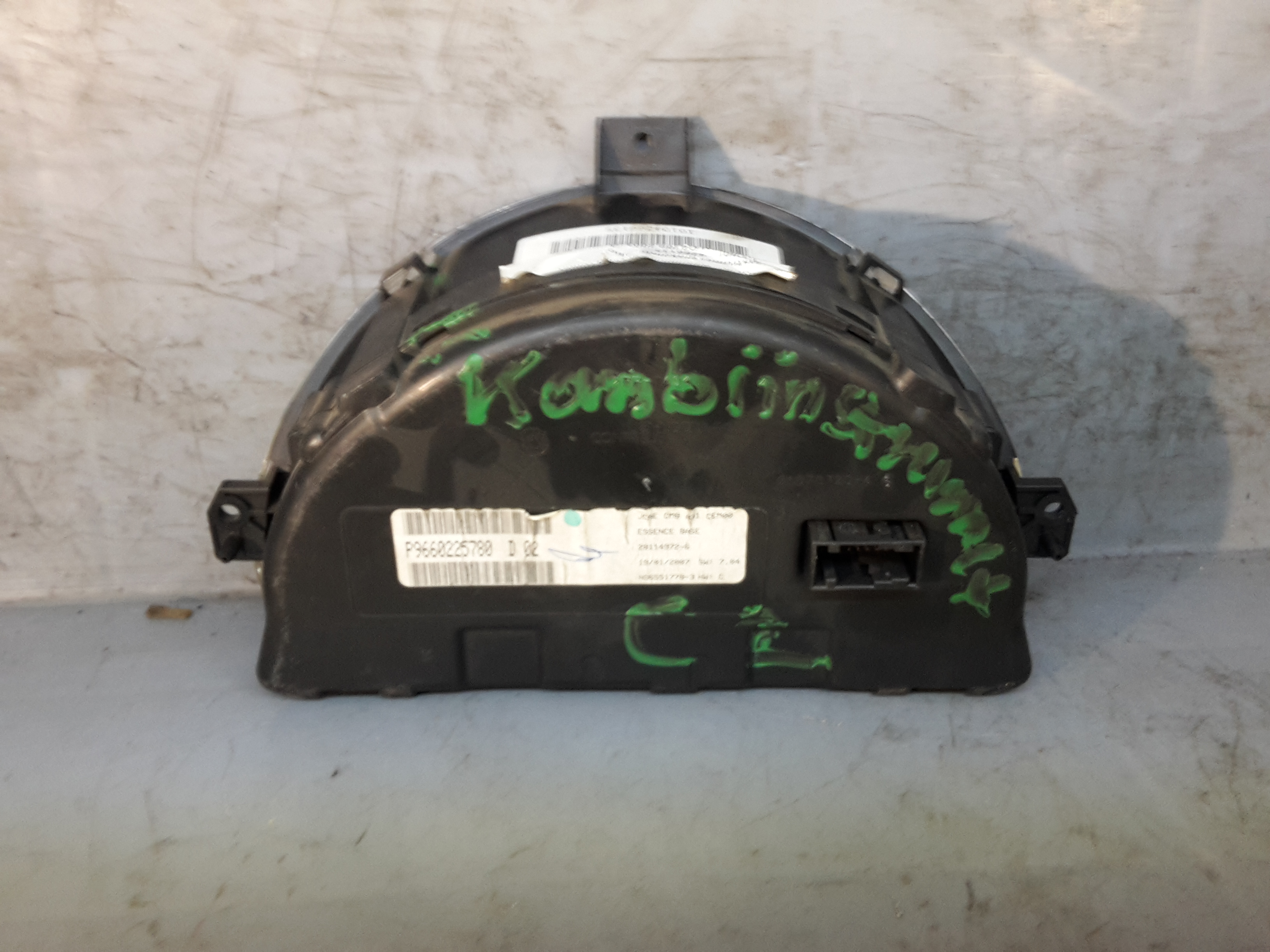 Citroen C2 Bj. 2007 org. Instrumentenkombination Tachometer