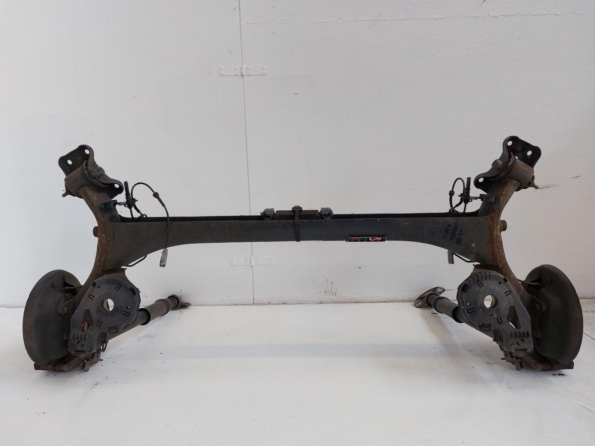 Citroen C4 II Typ N Hinterachse Achse hinten Achstr&auml;ger Scheibenbremse ABS
