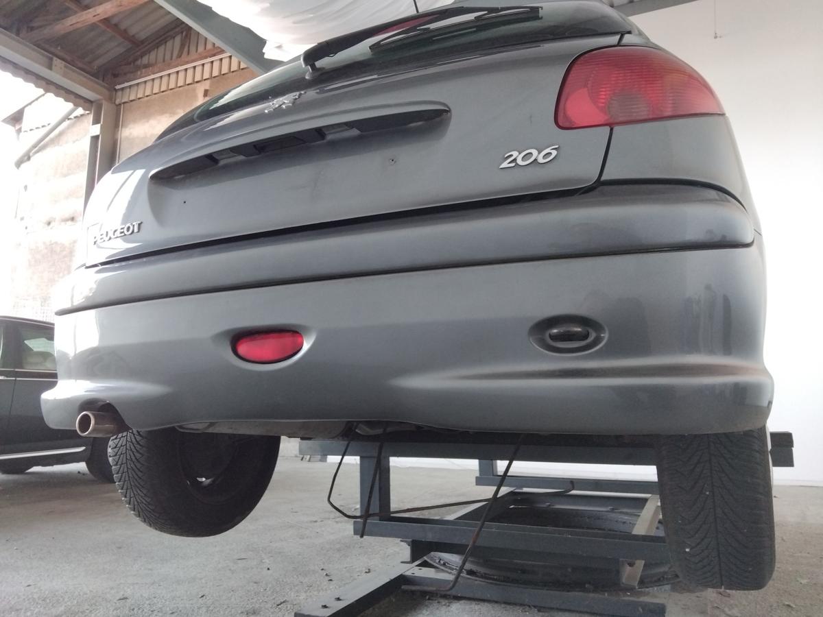 Peugeot 206 original Stoßstange Stoßfänger hinten thoriumgraumetallic KTH BJ2008