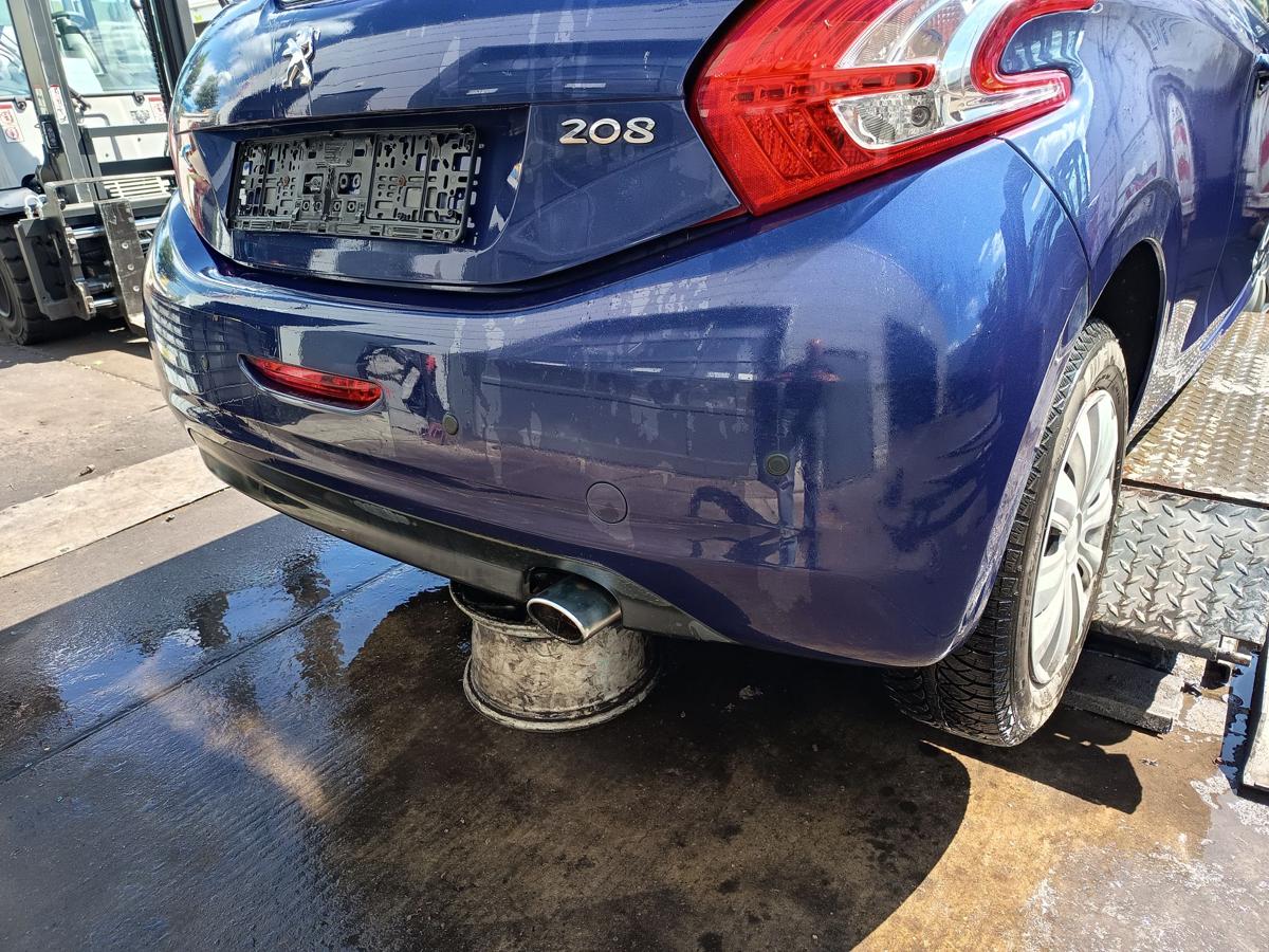 Peugeot 208 I orig Stoßstange hinten Stoßfänger PDC 3türer KUC Blau Bj 2012-2015