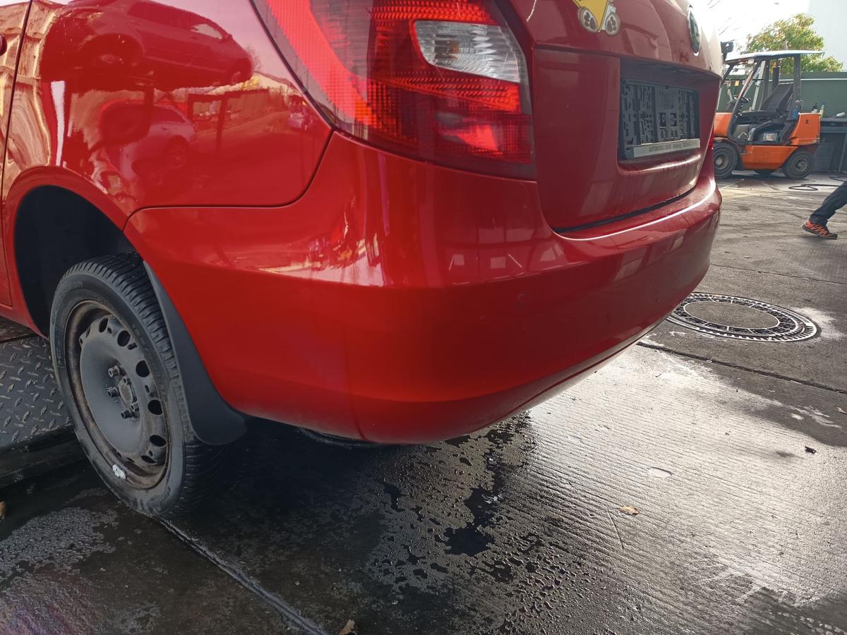Skoda Fabia 5J Kombi orig Sto&szlig;stange hinten Sto&szlig;f&auml;nger LF3K Rot ab 2010