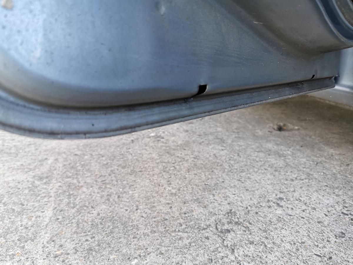 Opel Corsa D Tür Autotür Fondtür Rohbautür hinten links Z163 Lichtsilber met