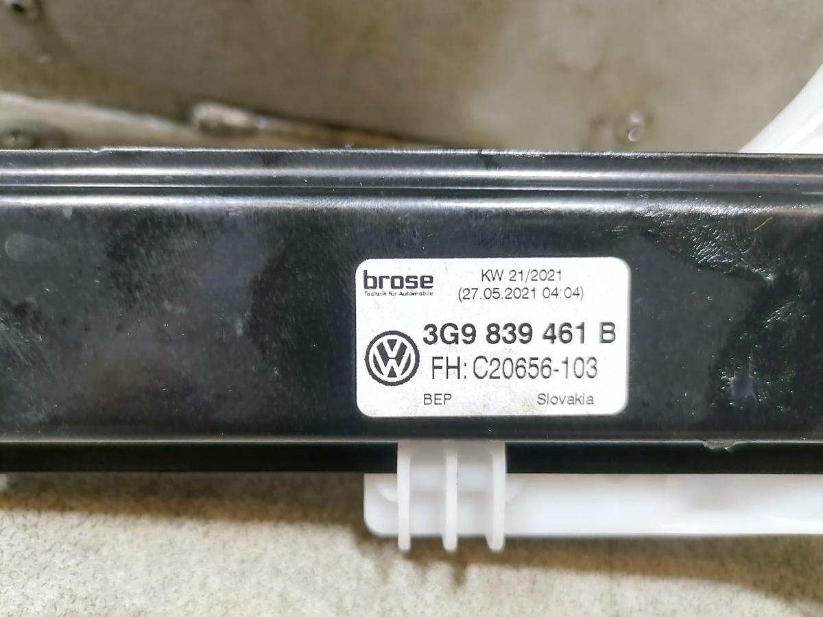 VW Passat 3G B8 original Fensterheber hinten links elektrisch Bj.2022