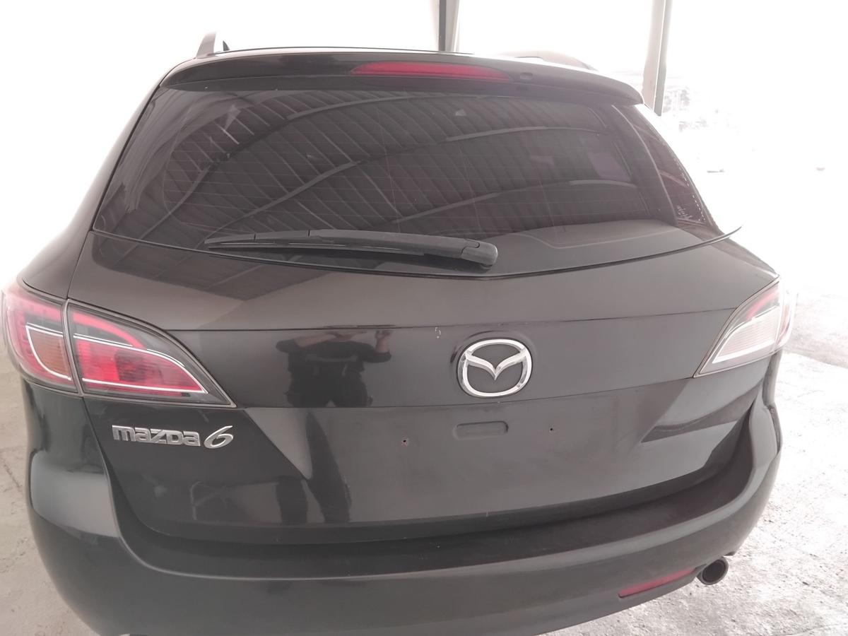 Mazda 6 II GH Kombi Heckklappe mit Heckscheibe BJ2010 35N sparkling black pearl