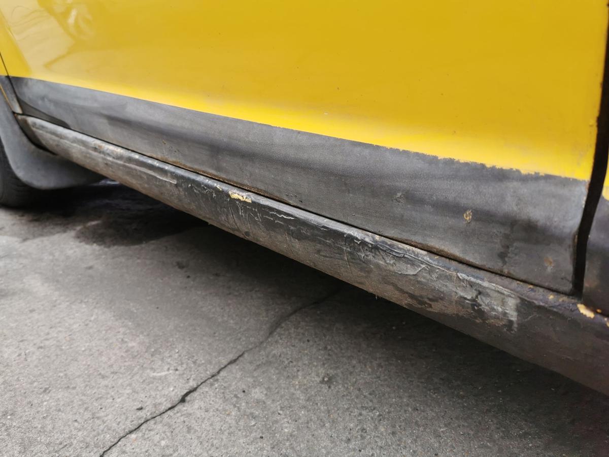 VW Caddy 2K Fahrertür Tür Autotür Rohbautür vorn links ginstergelb R132 TEXT