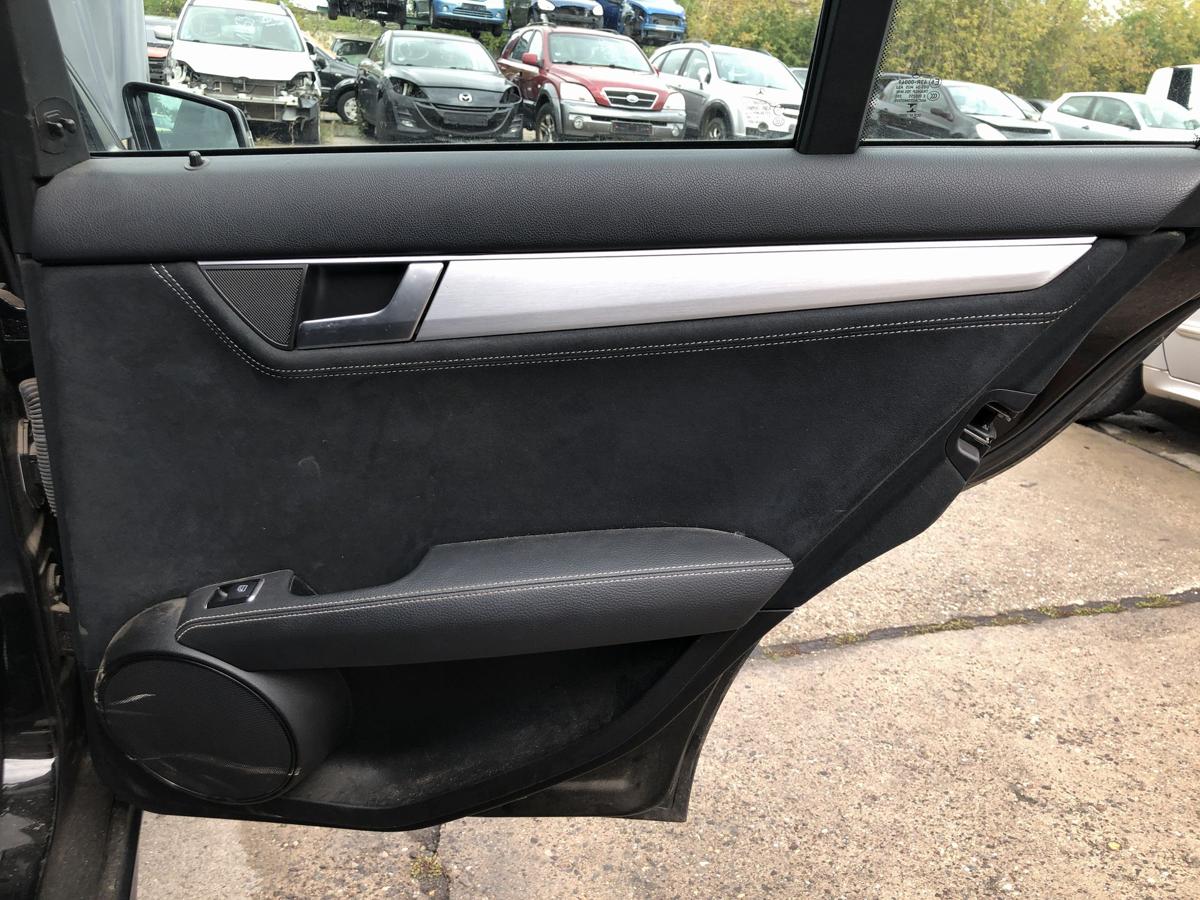 Mercedes C-Klasse W204 Mopf Edition C T&uuml;rverkleidung hinten rechts Microfaser