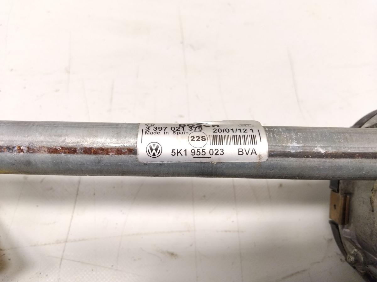 VW Golf 6 original Wischermotor vorn mit Wischergestänge Bj.2012