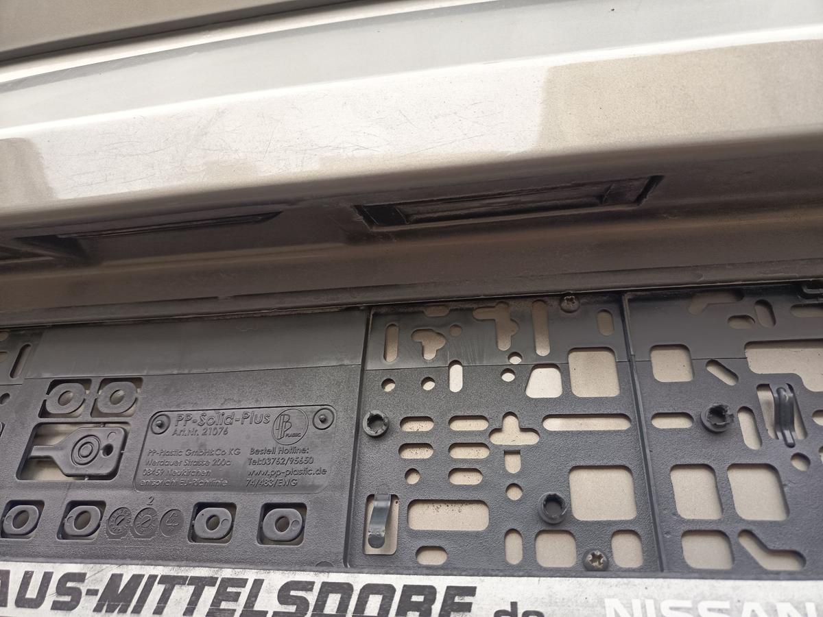 Opel Combo D original Heckklappe mit Scheibe GJM Grau Baujahr 2012