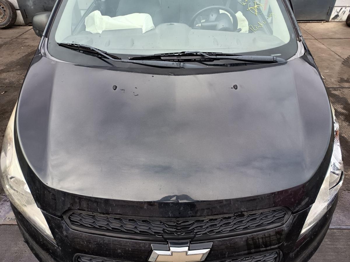 Chevrolet Spark M300 original Motorhaube Klappe Deckel vorn Front schwarz Bj2013