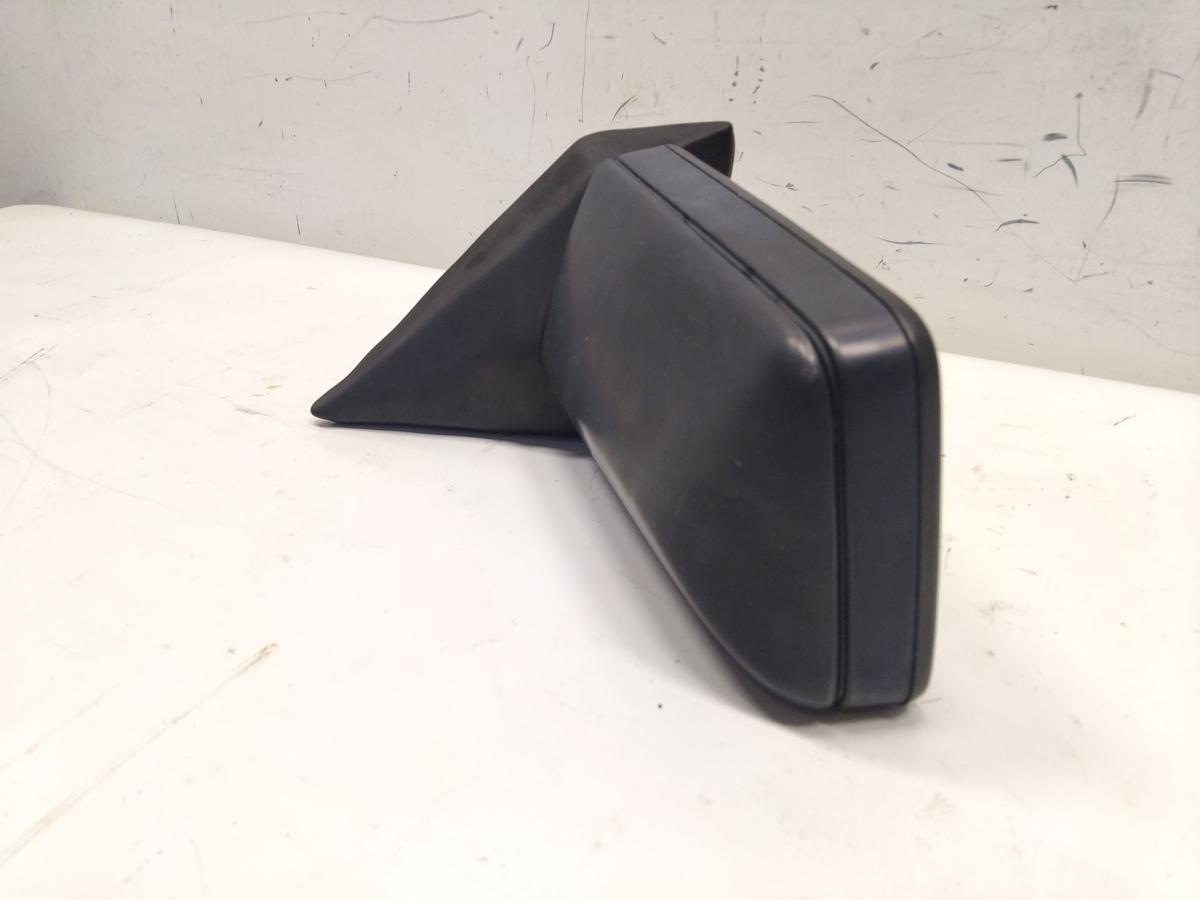 Mercedes Benz 190 W201 orig Au&szlig;enspiegel links schwarz unlackiert manuell BJ1991