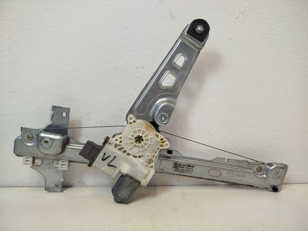 Peugeot 3008 I Typ 0U Fensterheber vorn links elektr Motor und Hebermechanik