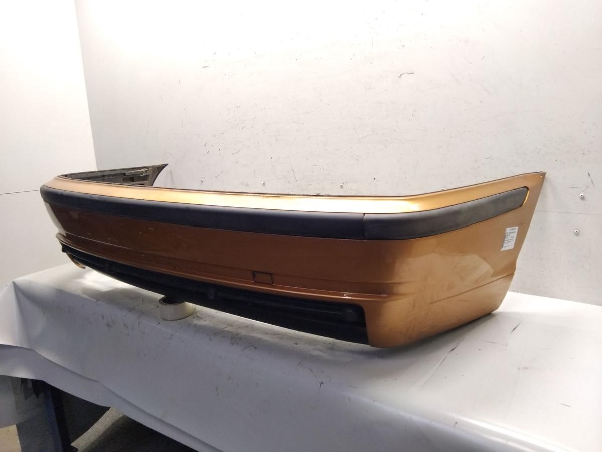 BMW E46 Limo original Sto&szlig;f&auml;nger Sto&szlig;stange hinten orangemetallic PDC BJ2001