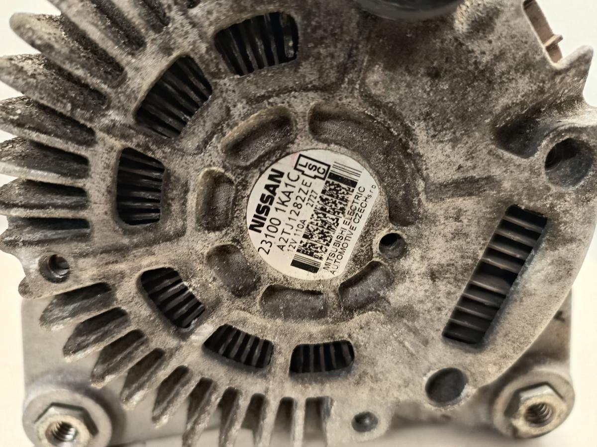 Nissan Qashqai original Lichtmaschine 1.6l 86kW Benzin 110A Baujahr 2013