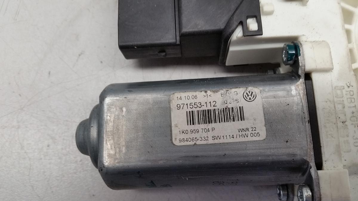VW Passat B6 3C orig Motor Fensterheber hinten rechts Bj 2006 1K0959704P