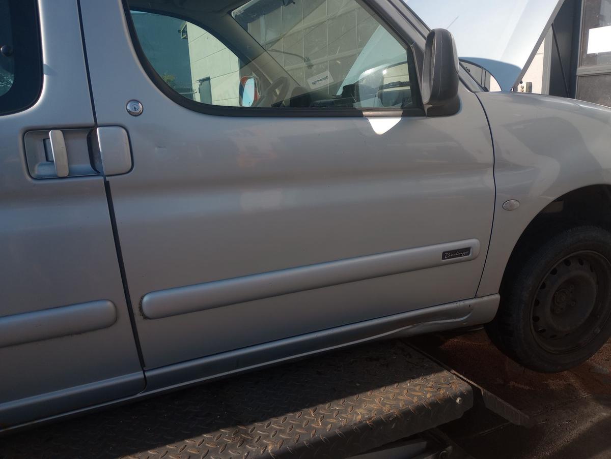 Citroen Berlingo orig Tür vorn rechts Beifahrertür EYL Islandgrau ab 2002