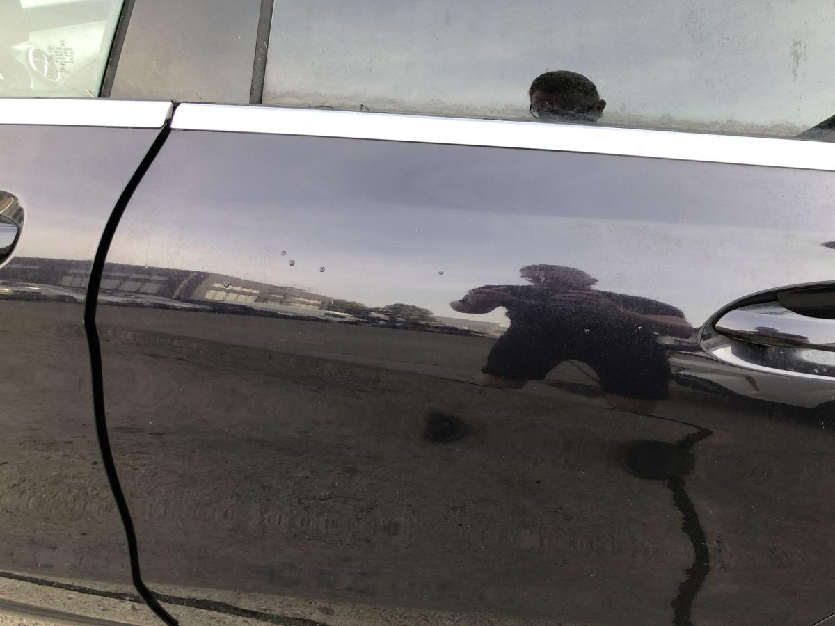 Mercedes CLA C117 bis 16 T&uuml;r hinten links Fondt&uuml;r Rohbau 592 nordlichtviolett