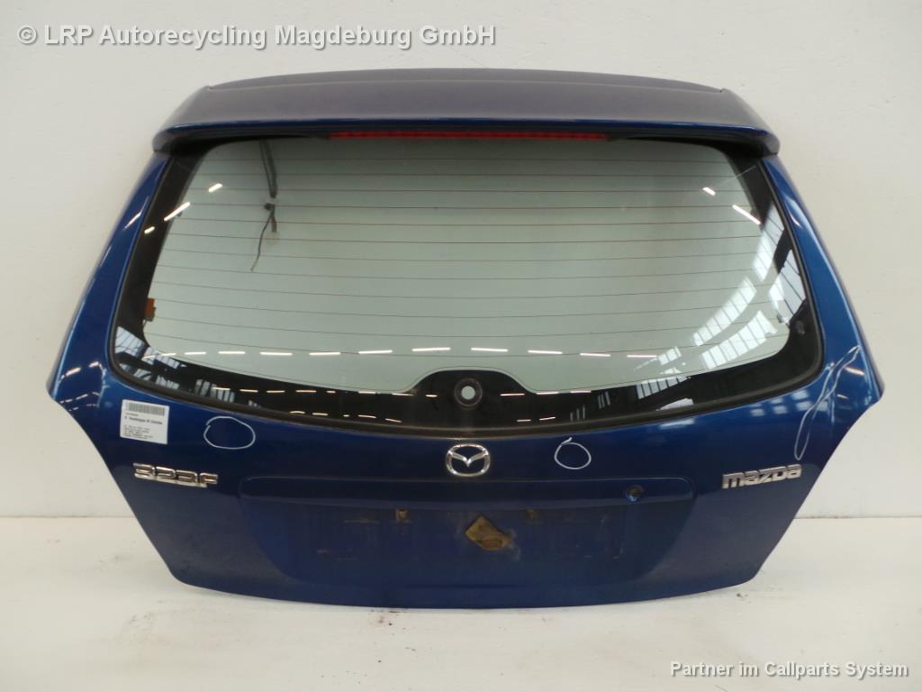 Mazda 323 Typ BJ aus 01 Heckklappe Heckscheibe blau ab 2000