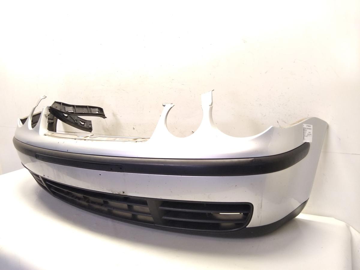 VW Polo 9N1 orig Sto&szlig;stange Sto&szlig;f&auml;nger vorn LA7W reflexsilbermetallic BJ2004